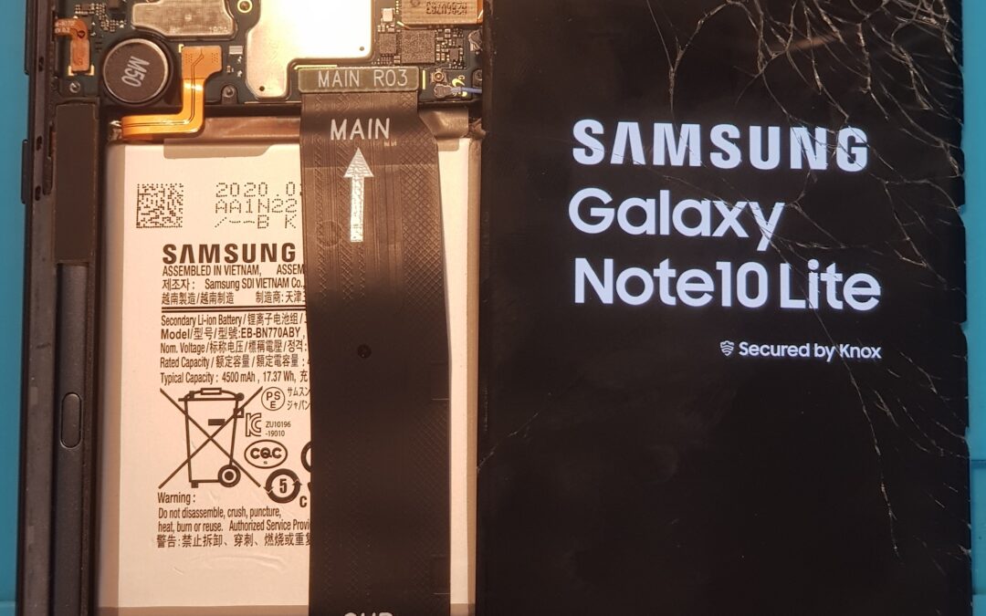 Wymiana zbitej szybki Samsung Note 10 Lite